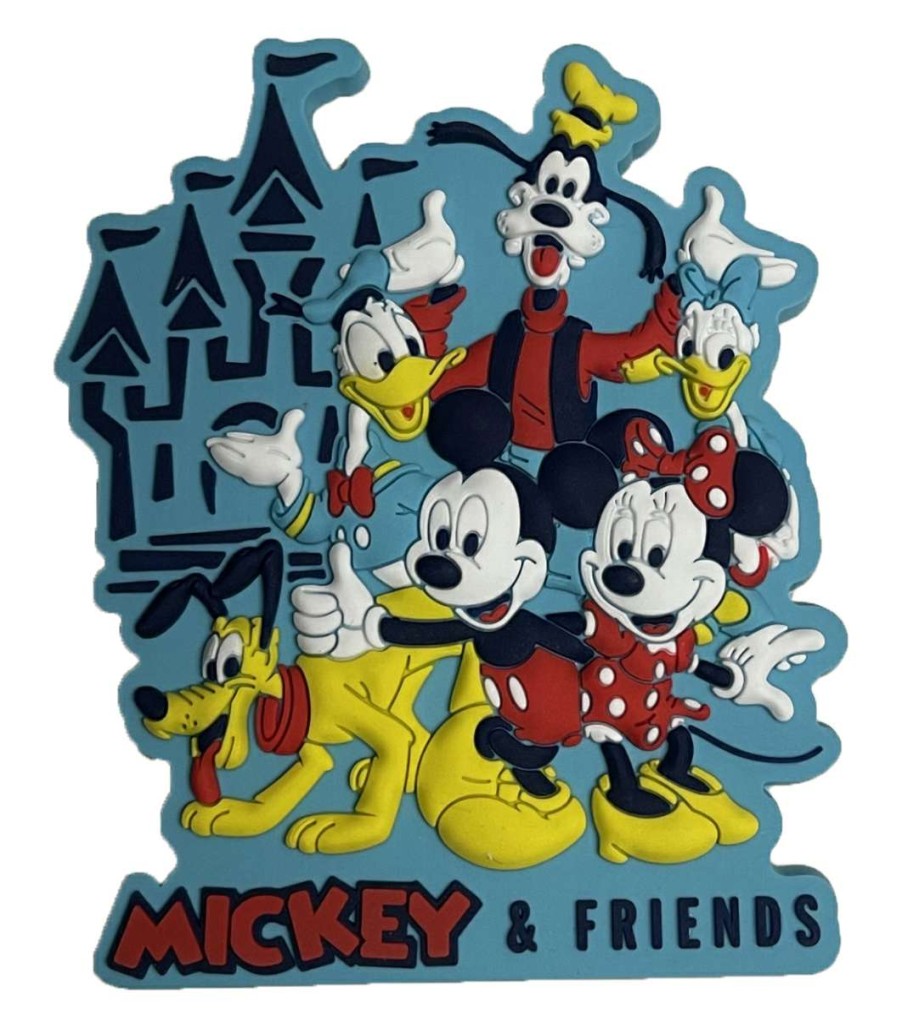 Magnets * | Disney Magnet Mickey Mouse & Friends With Castle