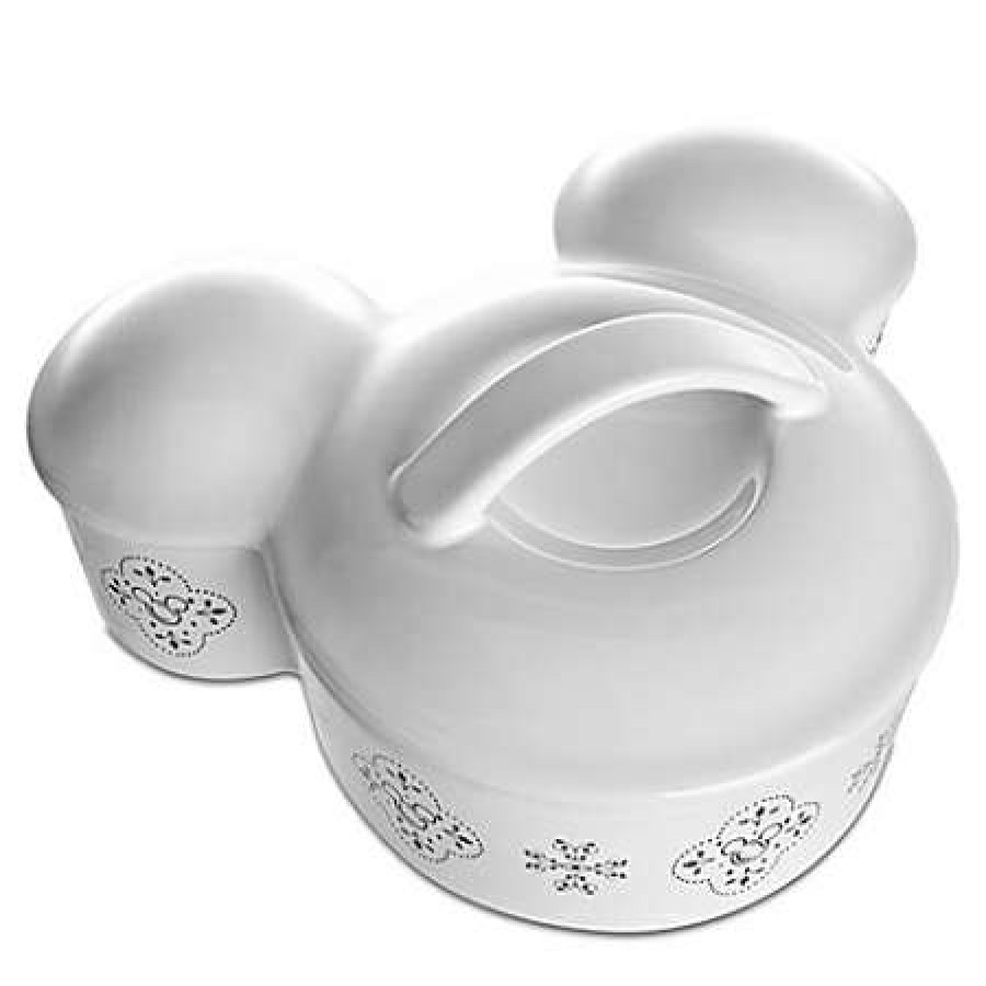 Glassware * | Disney Casserole Dish Gourmet Mickey Mouse Icon Black And White