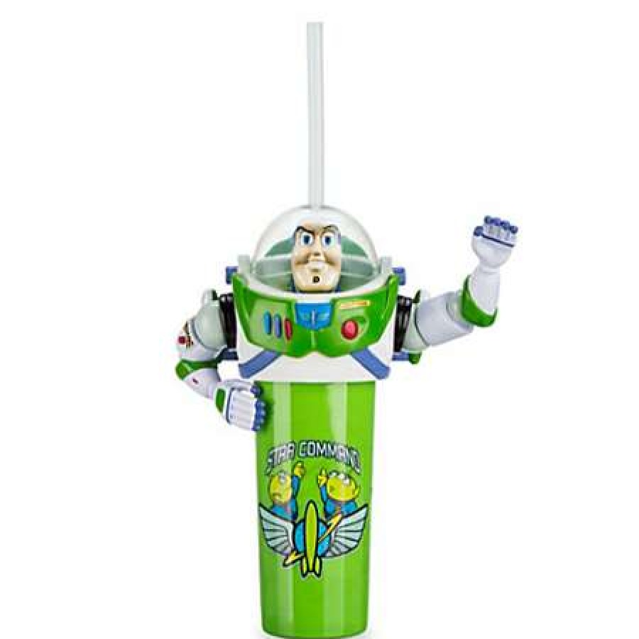 Plasticware * | Disney Articulated Cup With Straw Buzz Lightyear Toy Story