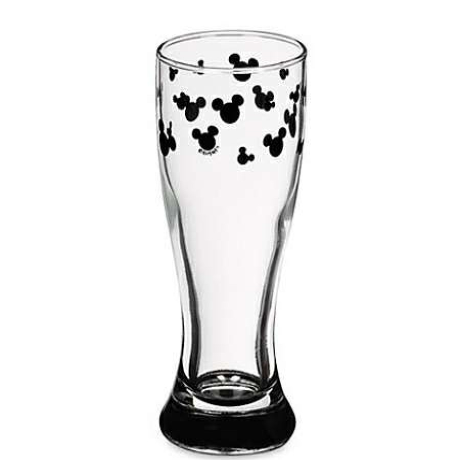 Glassware * | Disney Mini Glass Etched Mickey Mouse Icons Black