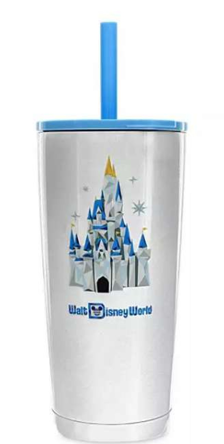 Plasticware * | Disney Tumbler With Straw Walt Disney World Starbucks Stainless Steel