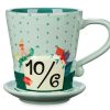 Mugs * | Disney Coffee Mug With Saucer Mad Hatter Alice In Wonderland