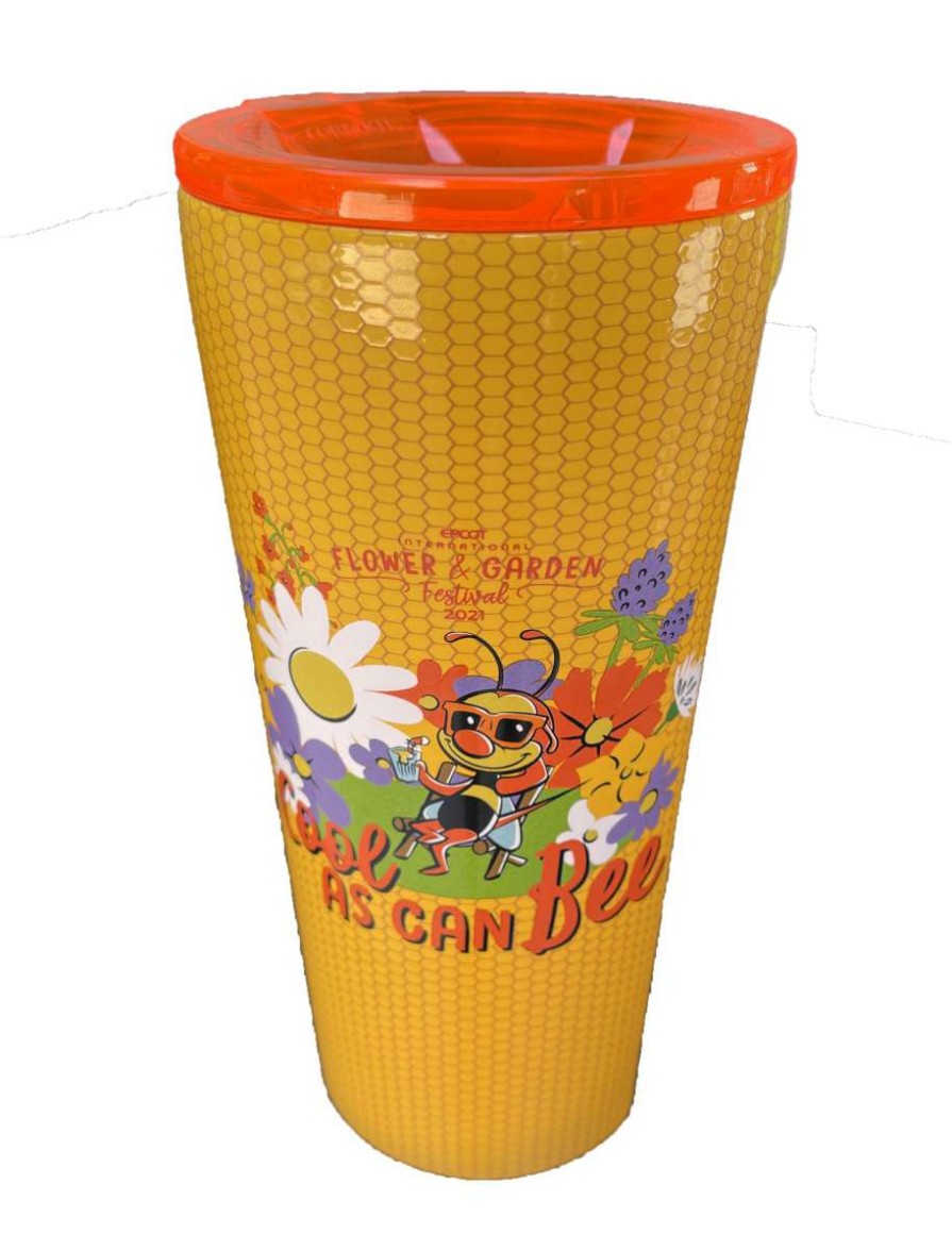 Plasticware * | Disney Travel Tumbler 2021 Flower & Garden Spike The Bee