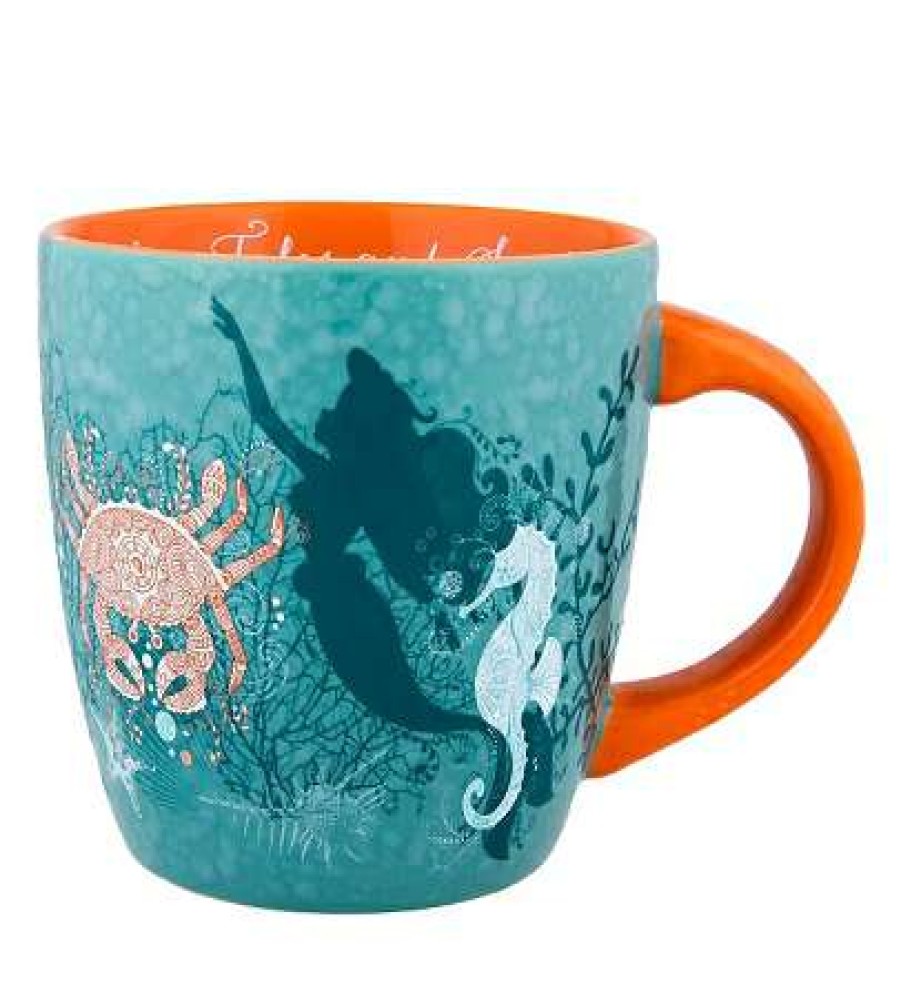 Mugs * | Disney Coffee Mug Ariel Nautical The Little Mermaid