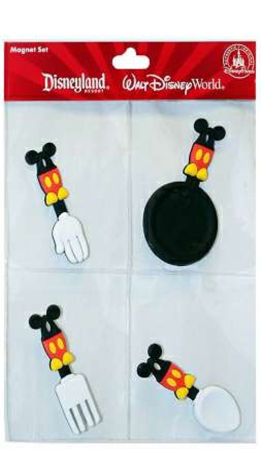 Magnets * | Disney Magnet Set Mickey Mouse Kitchen Utensils 4 Pc.