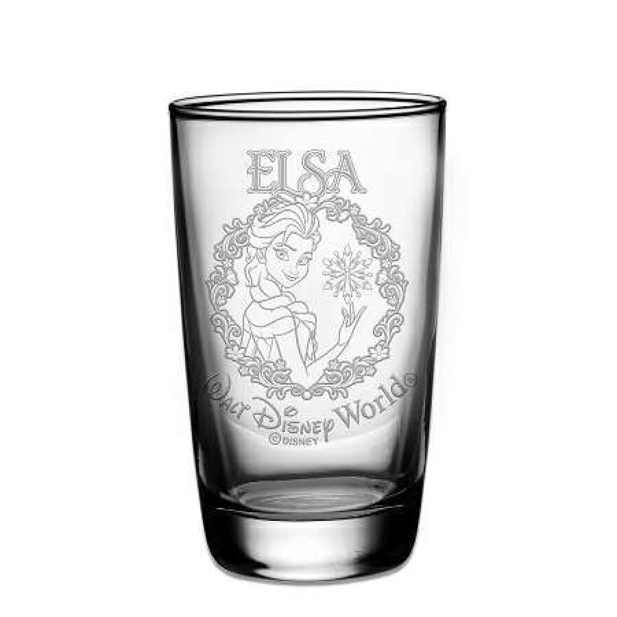 Glassware * | Disney Arribas Juice Glass Elsa Personalizable