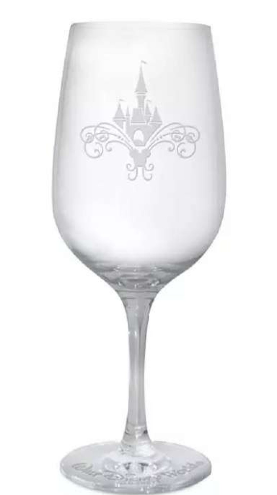 Glassware * | Disney Arribas Glass Walt Disney World Castle Stemmed