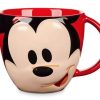 Mugs * | Disney Coffee Mug Mickey Mouse Face Mousewares