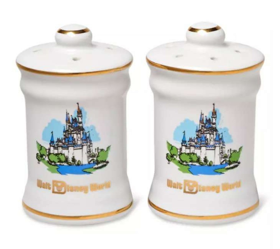 Accessories * | Disney Salt & Pepper Shaker Set Disney World 50Th Anniversary