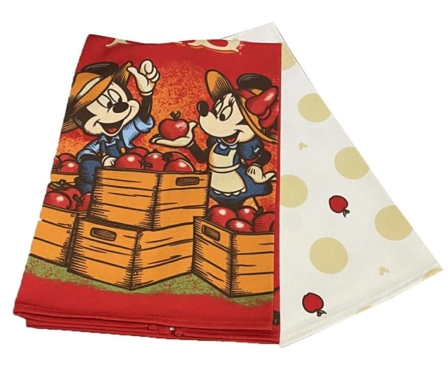 Accessories * | Disney Kitchen Towel Set 2021 Food & Wine Festival Apple Orchard