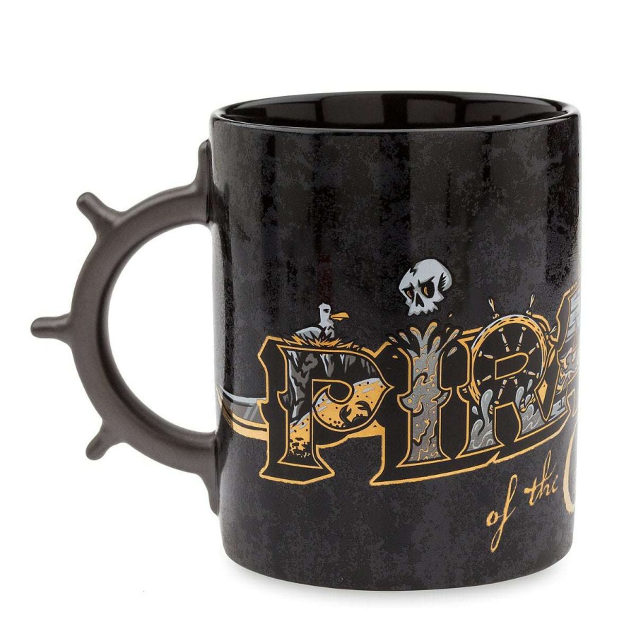 Mugs * | Disney Coffee Mug Pirates Of The Caribbean Gold Foil