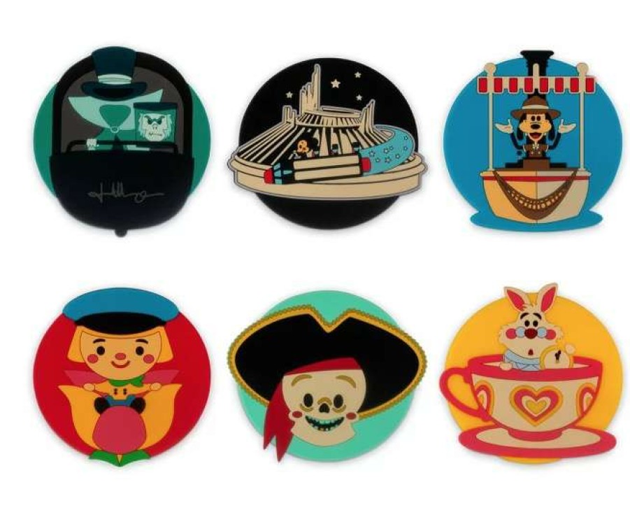 Accessories * | Disney Drink Coaster Set Disney Parks Jerrod Maruyama