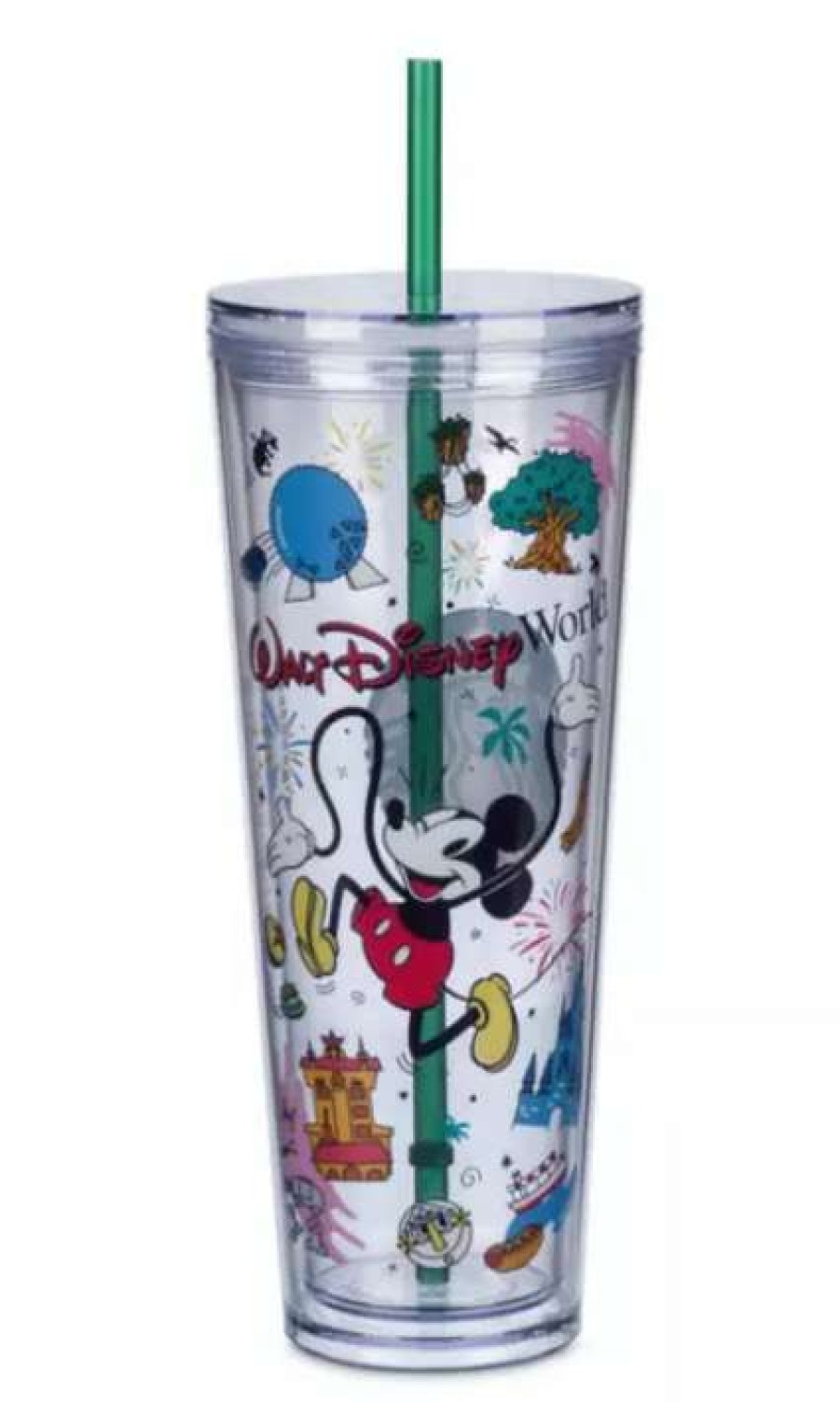 Plasticware * | Disney Tumbler With Straw Starbucks Mickey Mouse