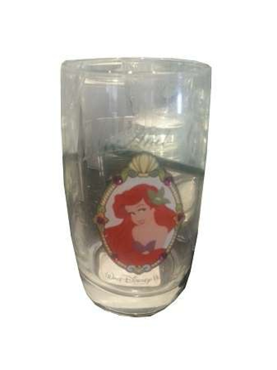 Glassware * | Disney Arribas Juice Glass Ariel Jeweled