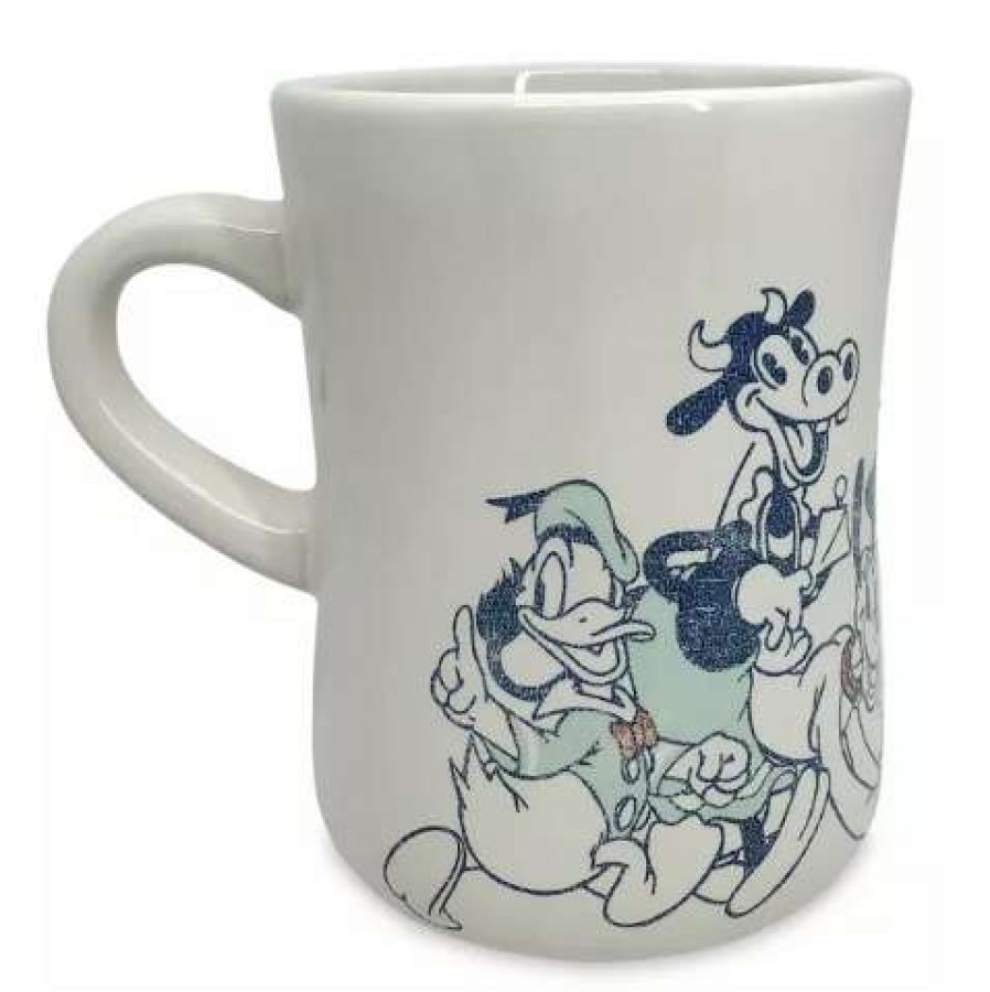 Mugs * | Disney Coffee Mug Mickey Mouse And Friends Retro