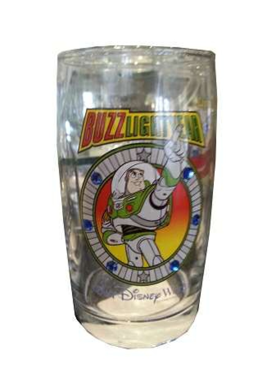 Glassware * | Disney Arribas Juice Glass Buzz Lightyear Jeweled