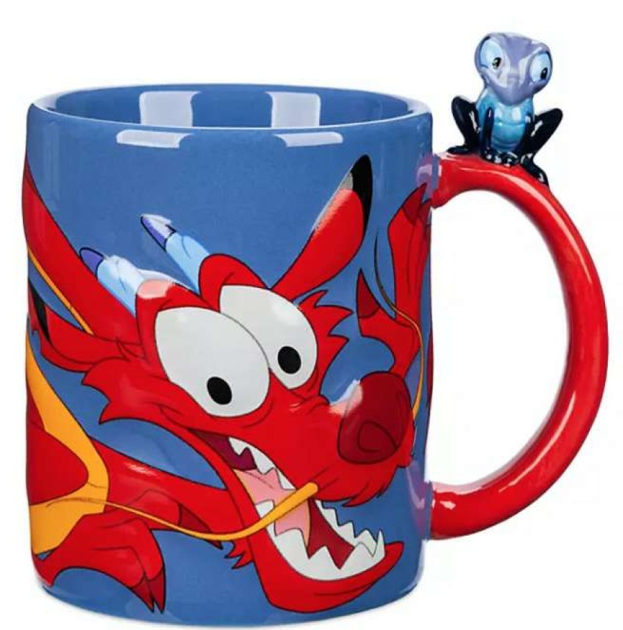 Mugs * | Disney Coffee Mug Mushu And Cri-Kee