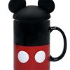 Mugs * | Disney Coffee Mug Mickey Mouse Mug With Lid