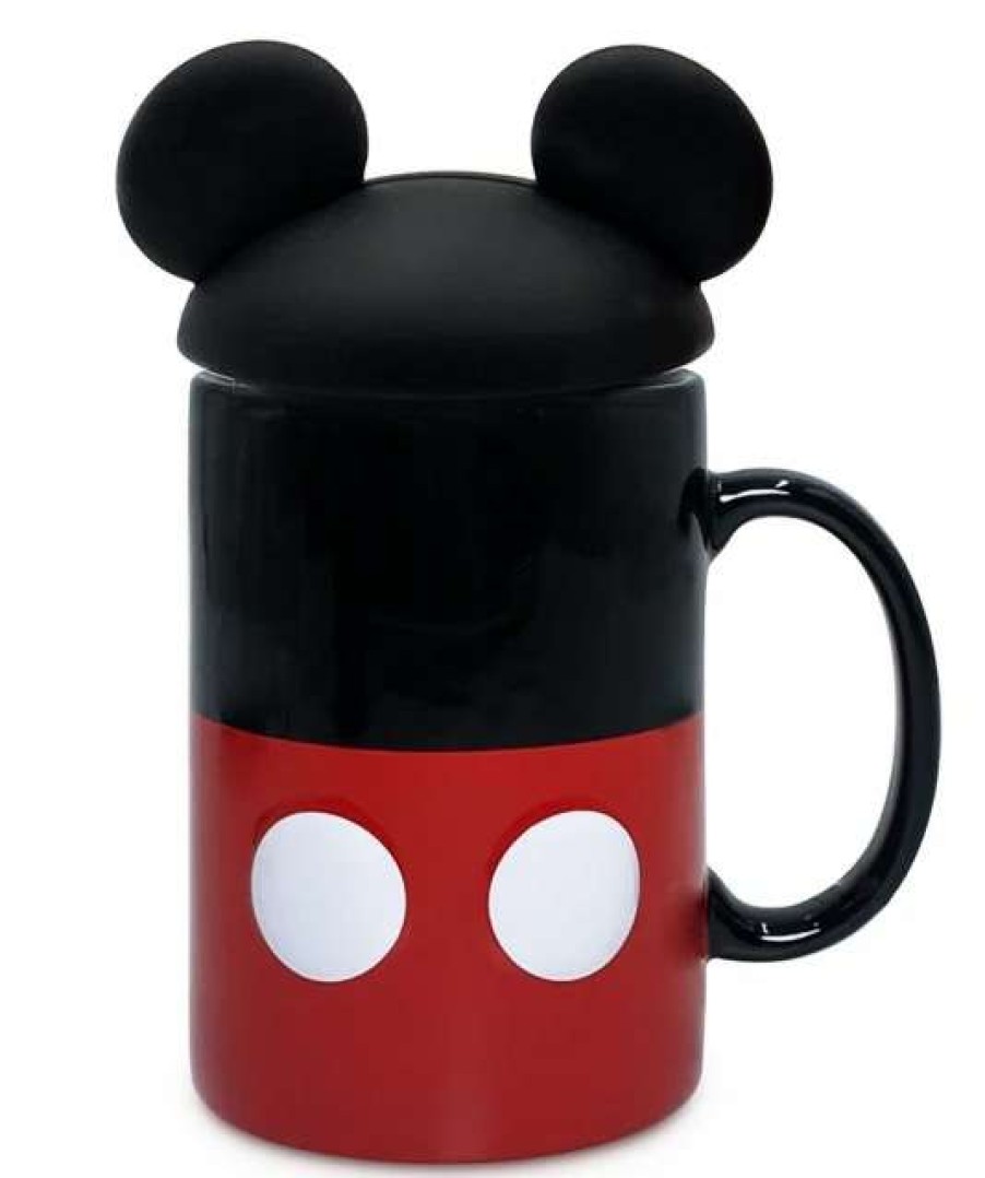 Mugs * | Disney Coffee Mug Mickey Mouse Mug With Lid