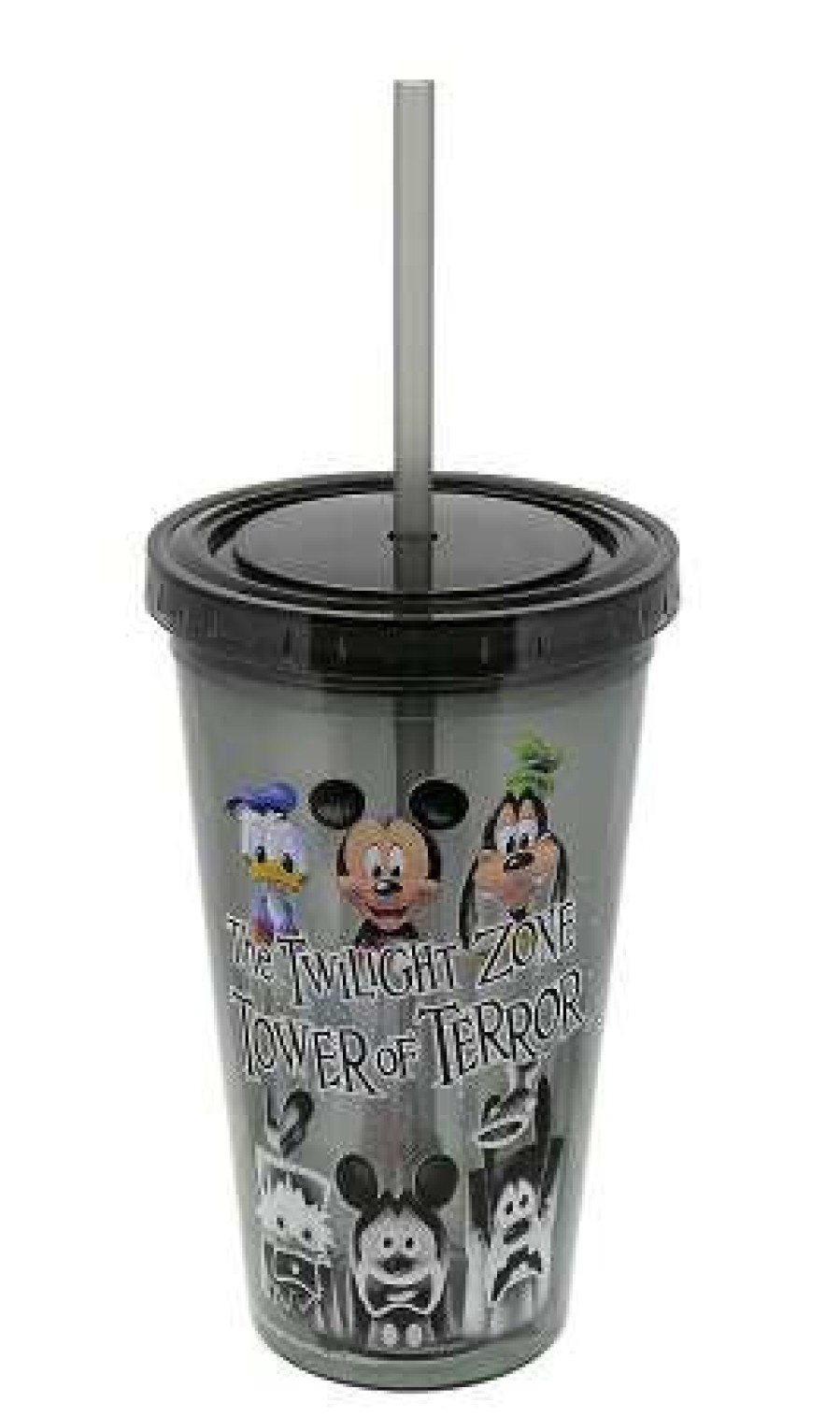 Plasticware * | Disney Tumbler With Straw Tower Of Terror Mickey And Friends