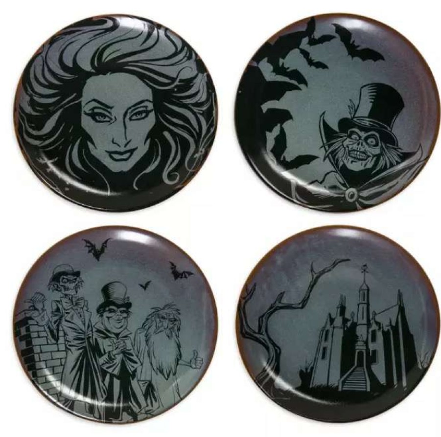 Glassware * | Disney Appetizer Plate Set The Haunted Mansion