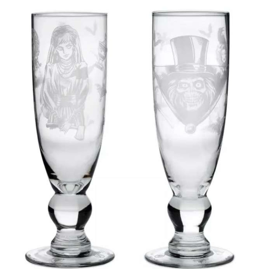 Glassware * | Disney Toasting Flute Set The Haunted Mansion