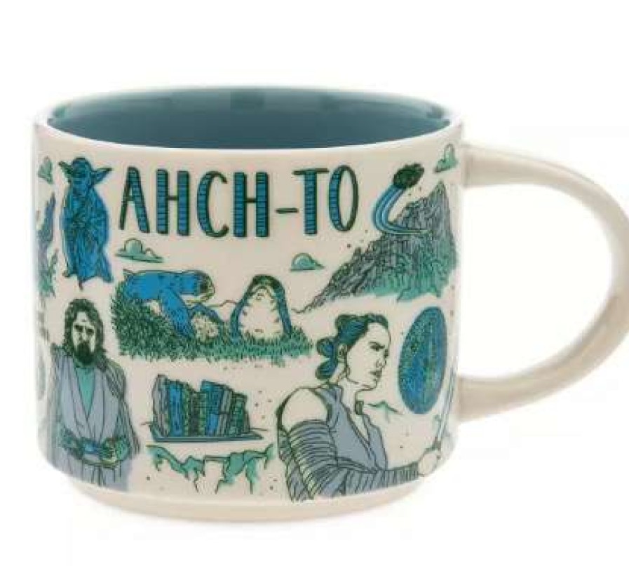 Mugs * | Disney Starbucks Coffee Mug Star Wars Ahch-To