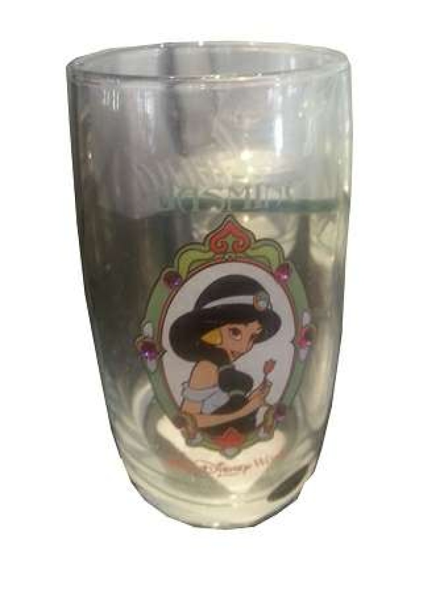 Glassware * | Disney Arribas Juice Glass Jasmine Jeweled