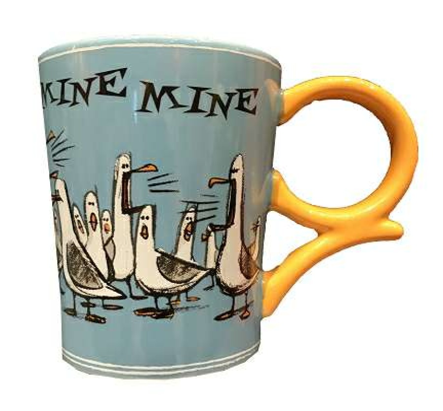 Mugs * | Disney Coffee Mug Finding Nemo Seagulls Mine Mine