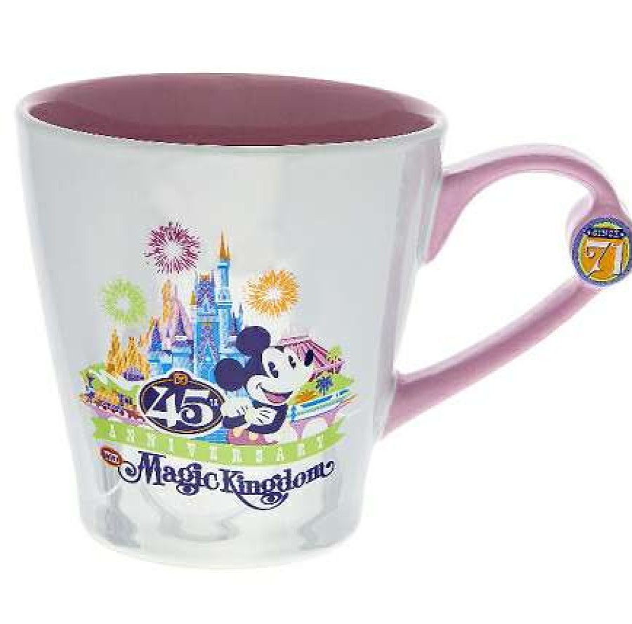 Mugs * | Disney Coffee Mug Magic Kingdom 45Th Anniversary