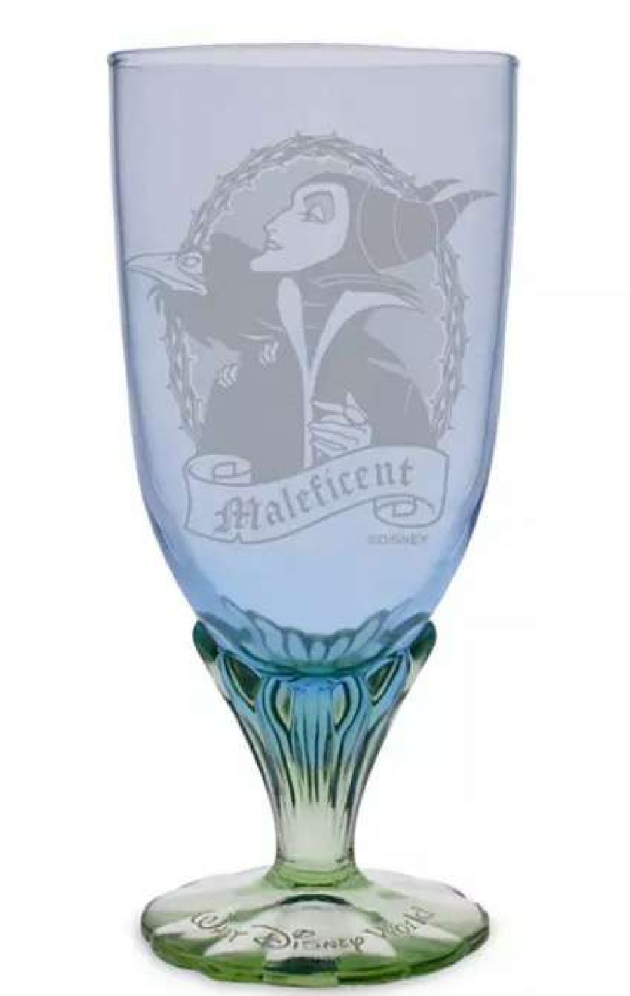 Glassware * | Disney Arribas Goblet Glass Maleficent Walt Disney World