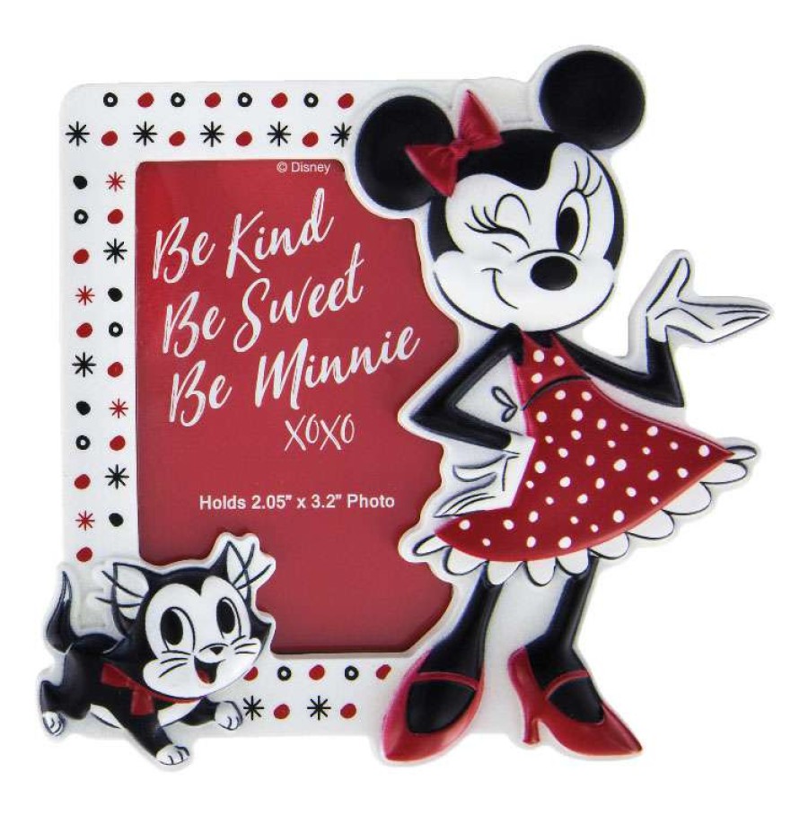 Magnets * | Disney Photo Frame Magnet Be Kind Be Sweet Be Minnie