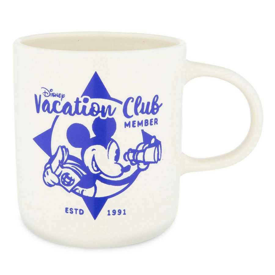 Mugs * | Disney Coffee Mug Disney Vacation Club Mickey Mouse