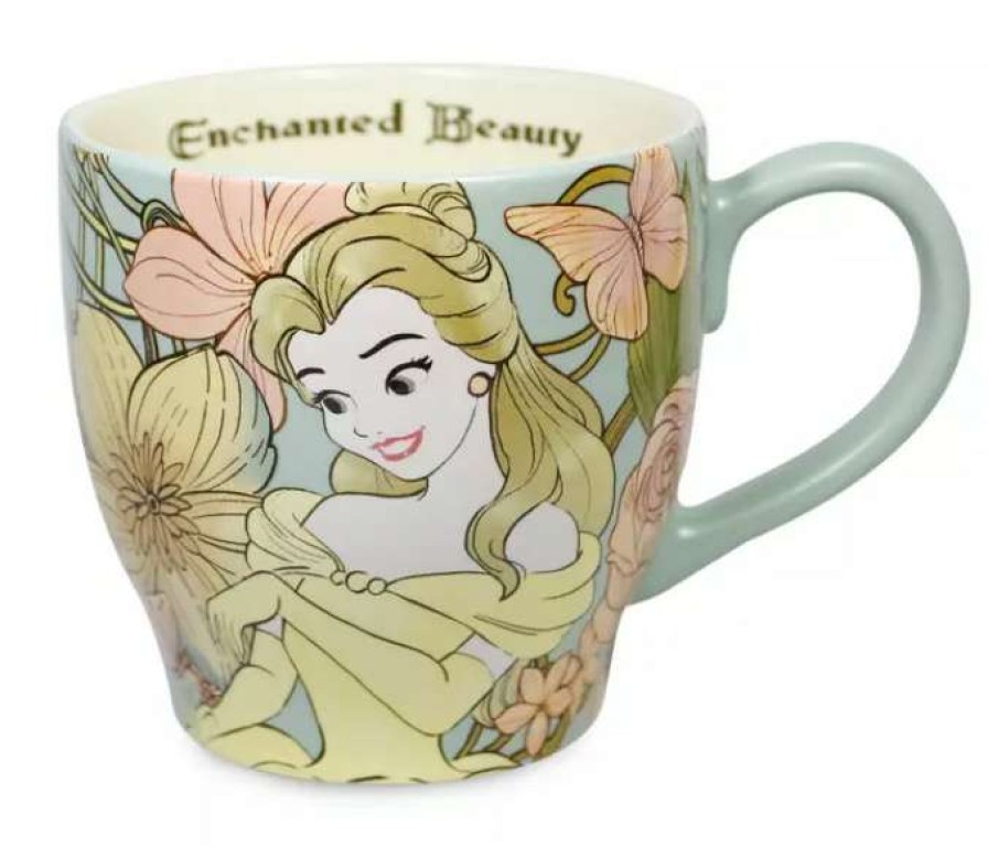 Mugs * | Disney Coffee Mug Belle Enchanted Beauty