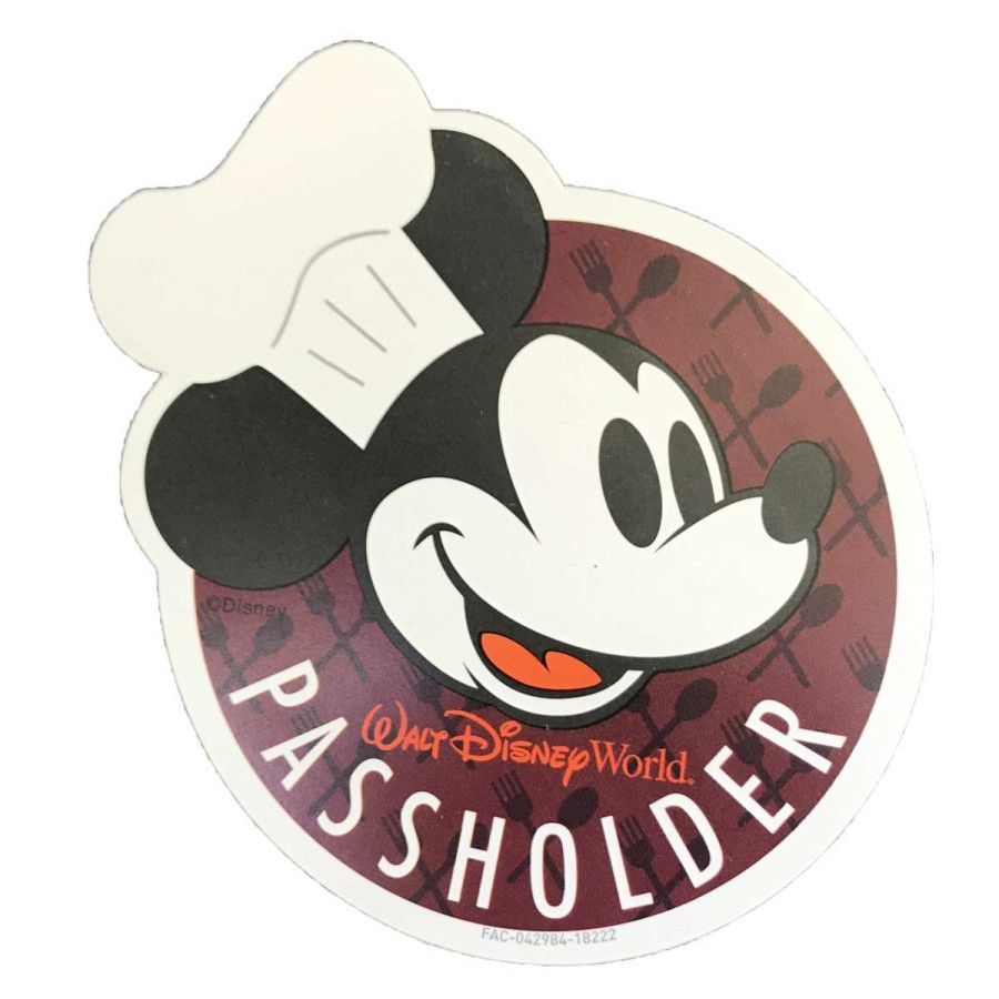 Magnets * | Disney Magnet Chef Mickey Walt Disney World Passholder