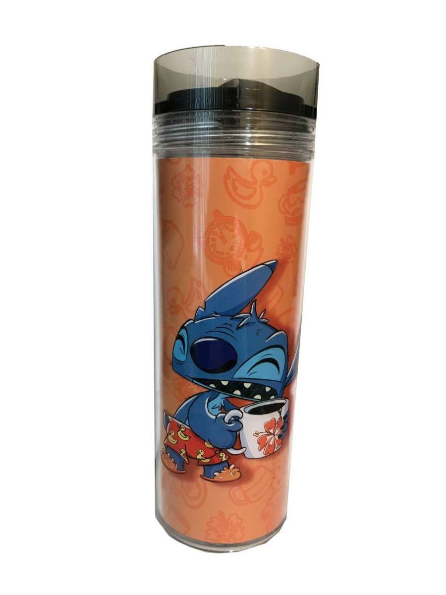 Plasticware * | Disney Travel Mug Stitch I Don'T Do Mornings