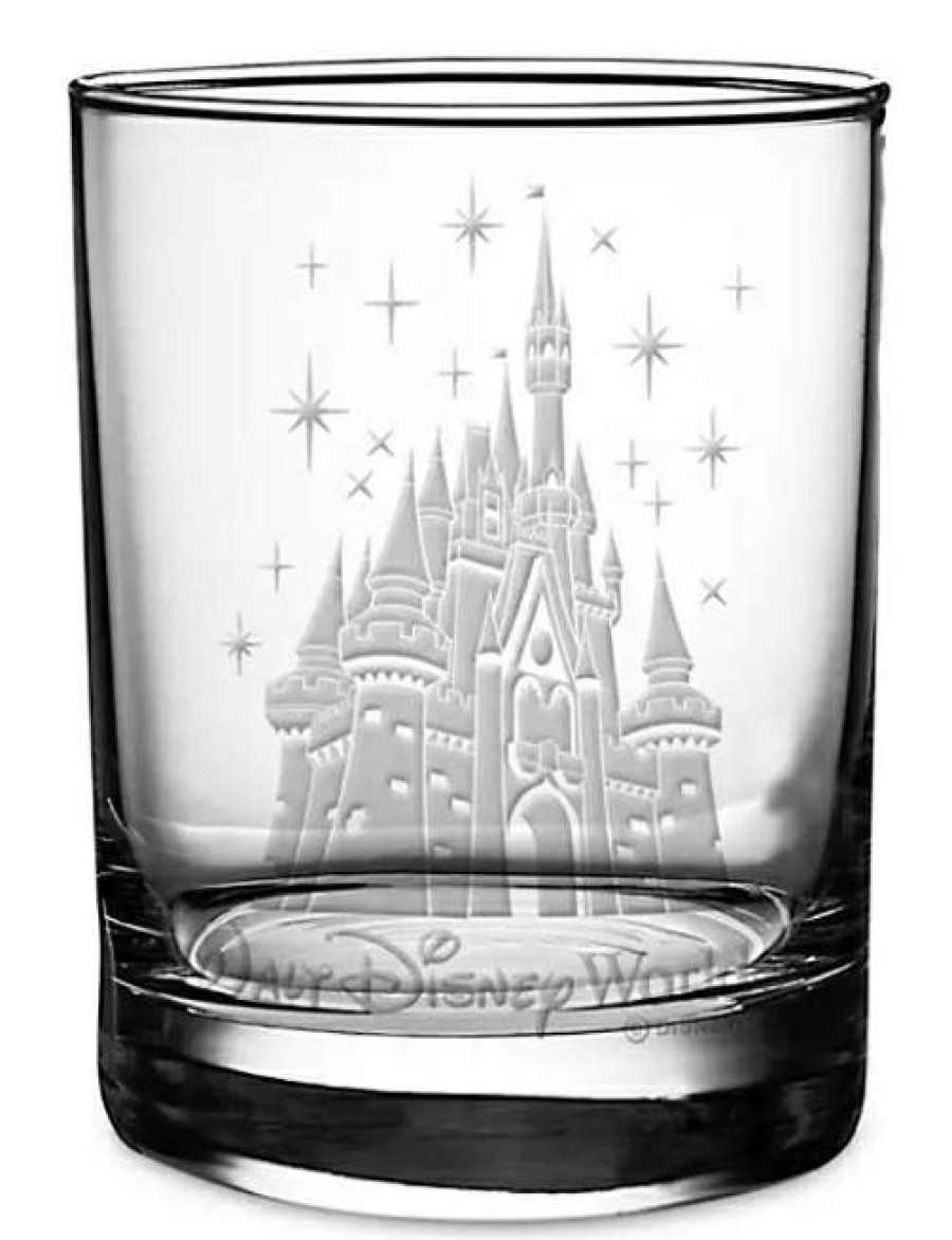 Glassware * | Disney Arribas Tumbler Glass Cinderella Castle Walt Disney World