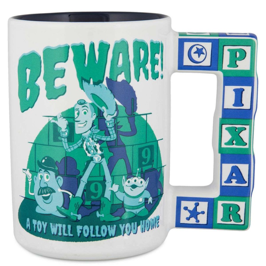 Mugs * | Disney Coffee Mug Pixar Toy Story A Toy Will Follow You Home