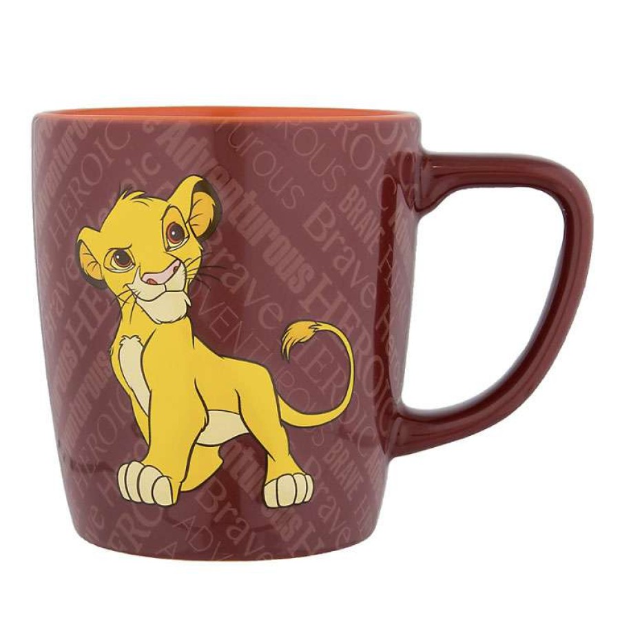 Mugs * | Disney Coffee Mug The Lion King Simba Personality