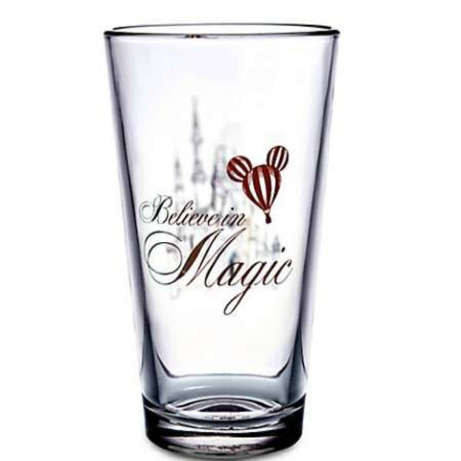 Glassware * | Disney Pint Glass Believe In Magic Castle