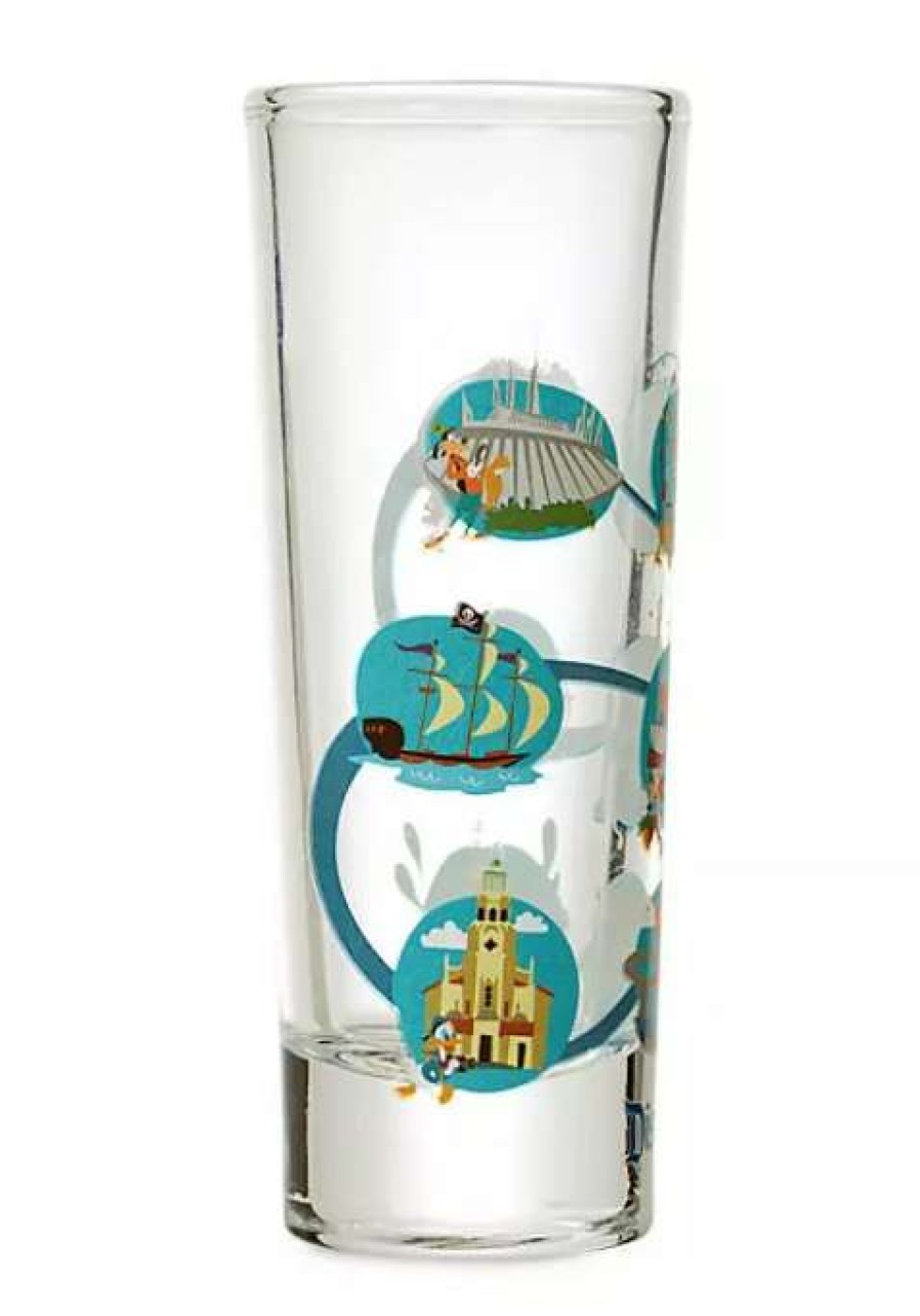 Glassware * | Disney Mini Glass Mickey Mouse And Friends Disney Park Life