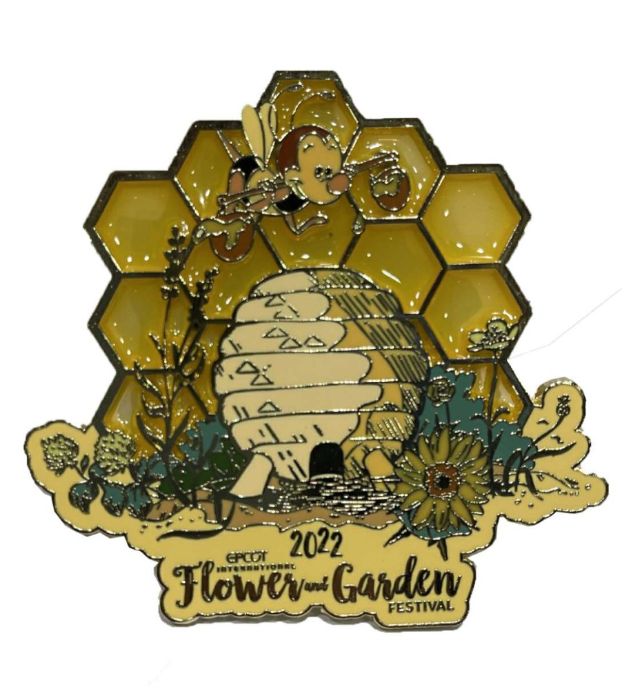 Magnets * | Disney Magnet 2022 Flower & Garden Festival Spike The Bee