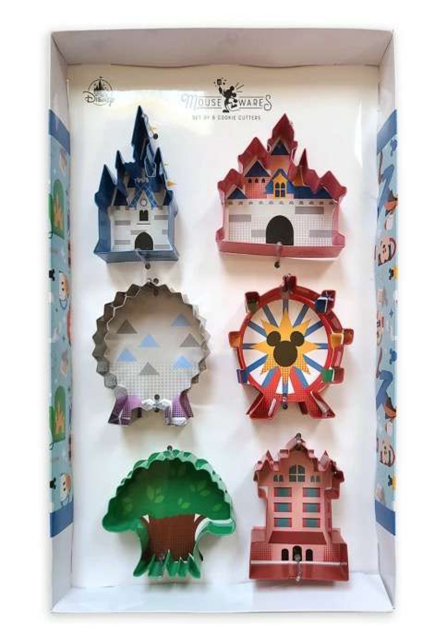 Accessories * | Disney Cookie Cutter Set Disney Parks Shapes Set Of 6