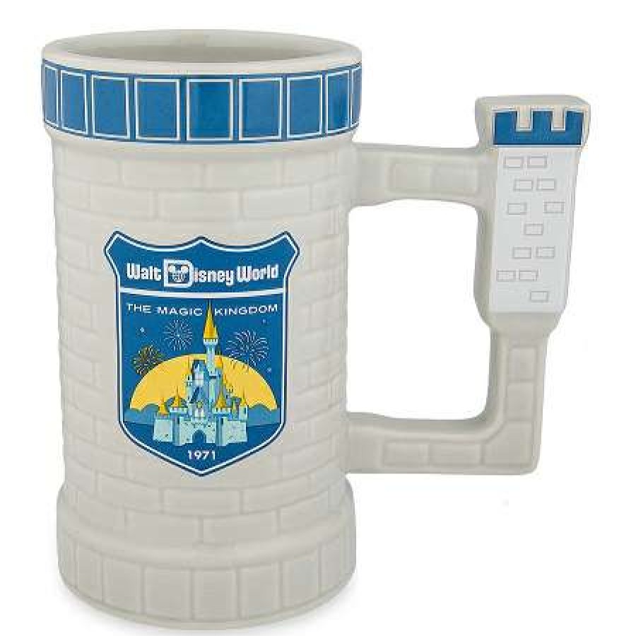 Mugs * | Disney Coffee Mug Walt Disney World Castle Tower Passport