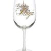 Glassware * | Disney Wine Glass Believe In Magic Castle