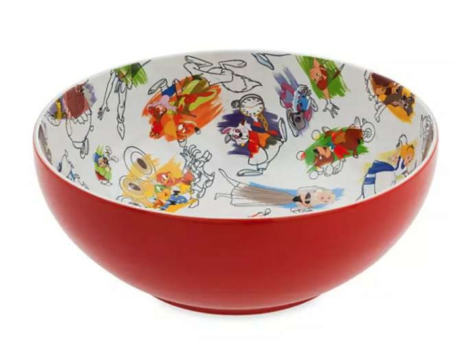 Glassware * | Disney Serving Bowl Disney Ink & Paint Ceramic