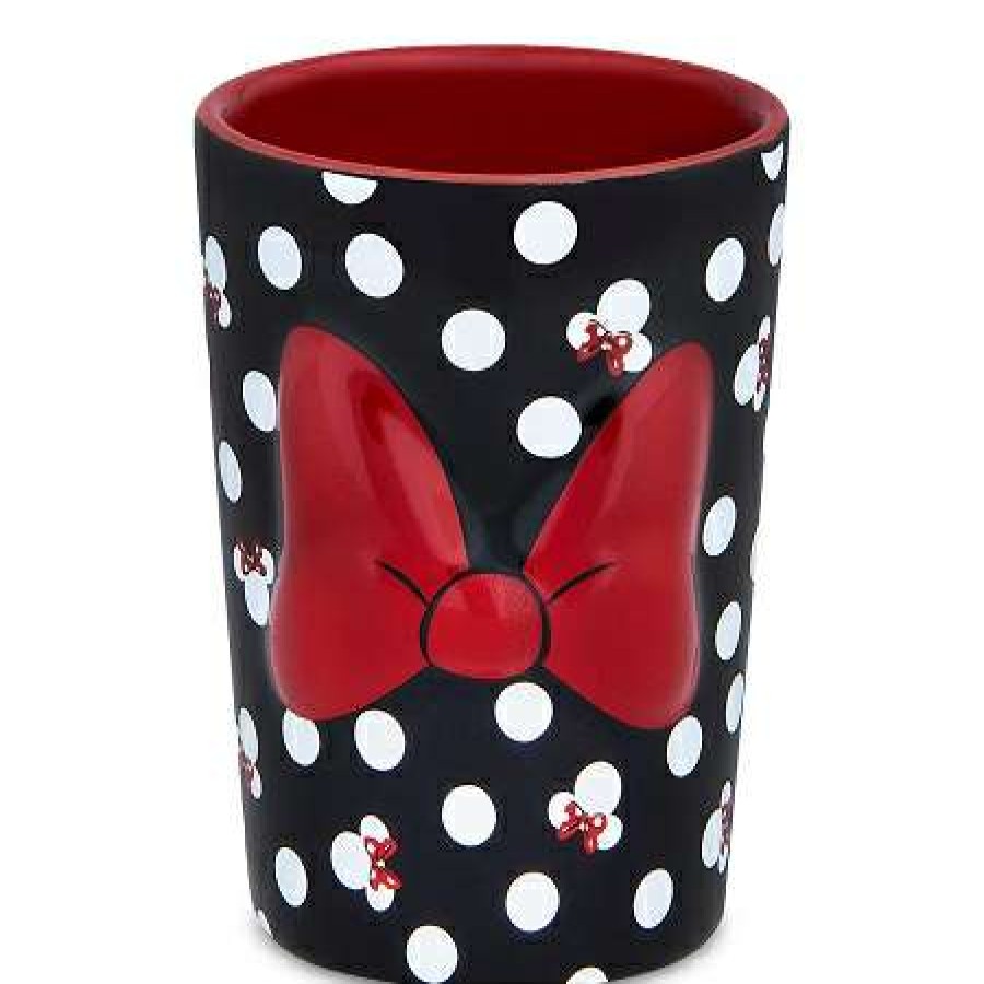 Glassware * | Disney Toothpick Holder Minnie Mouse Bows