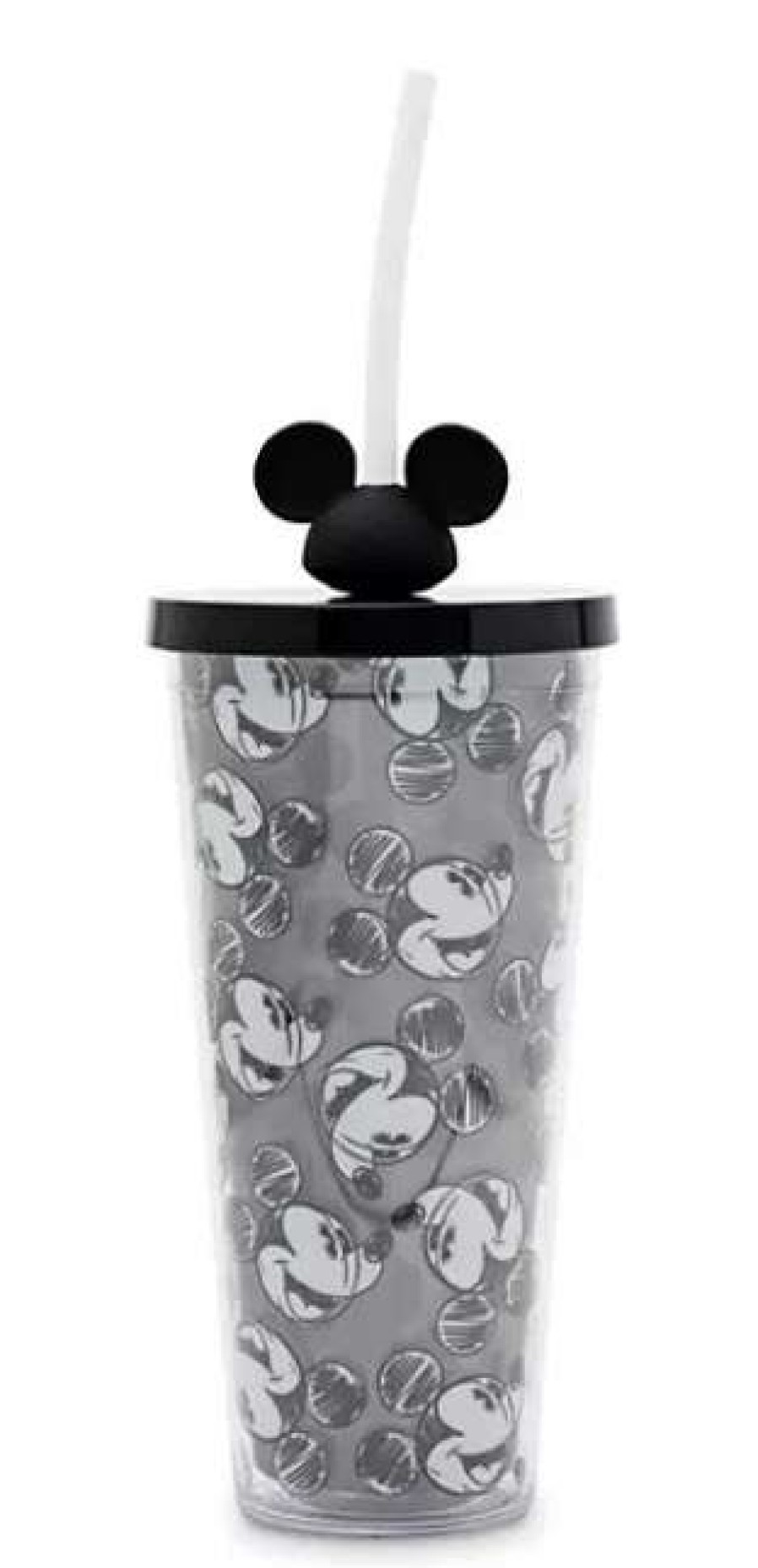 Plasticware * | Disney Travel Tumbler With Straw Mickey Mouse Ear Hat