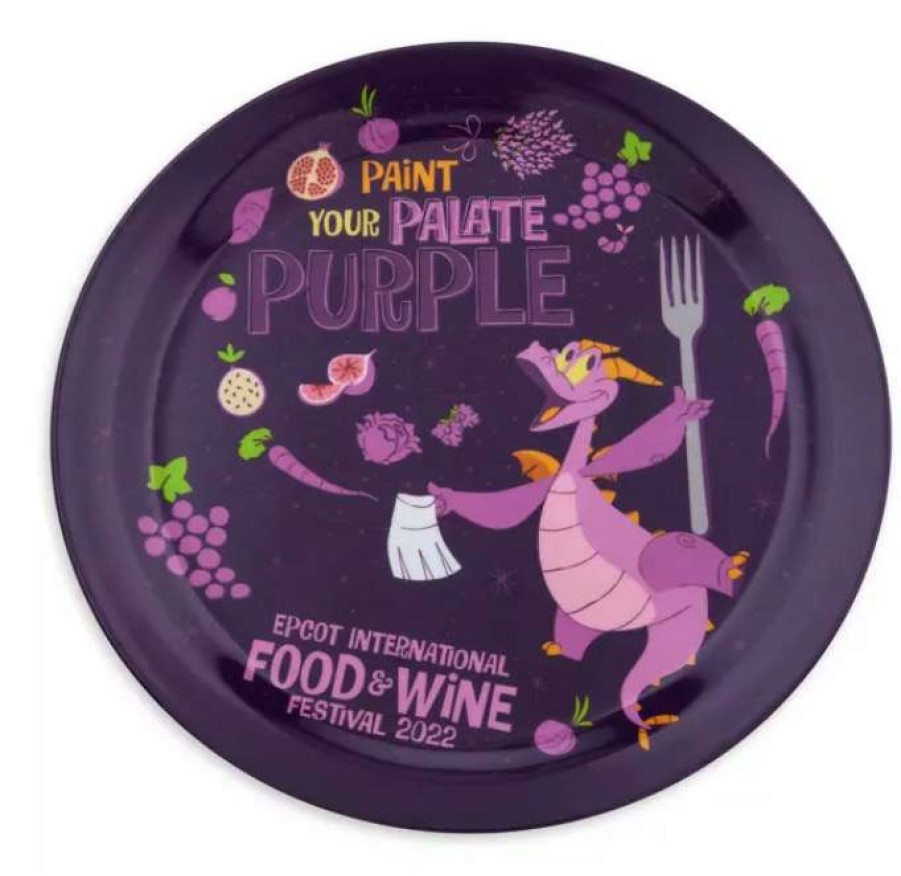 Plasticware * | Disney Plate 2022 Food & Wine Festival Figment