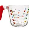 Accessories * | Disney Measuring Cup Mousewares Mickey Icons Glass